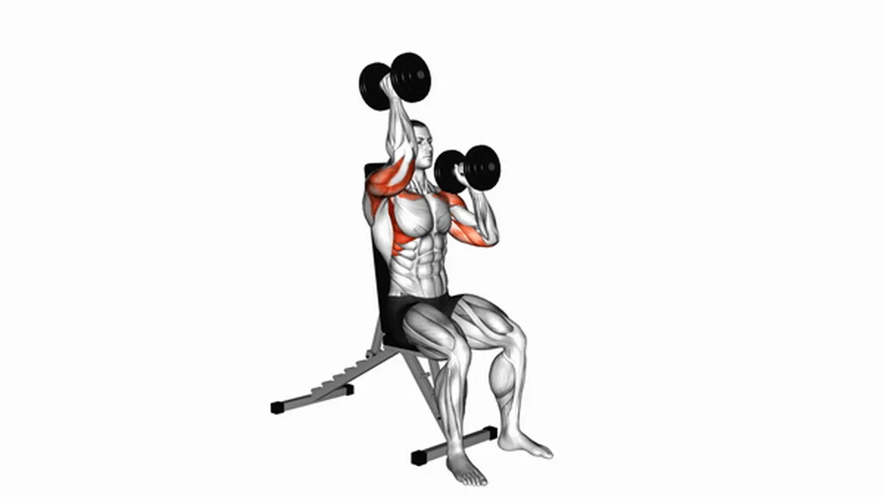 What are the benefits of the Dumbbell Seated Alternate Press? Image