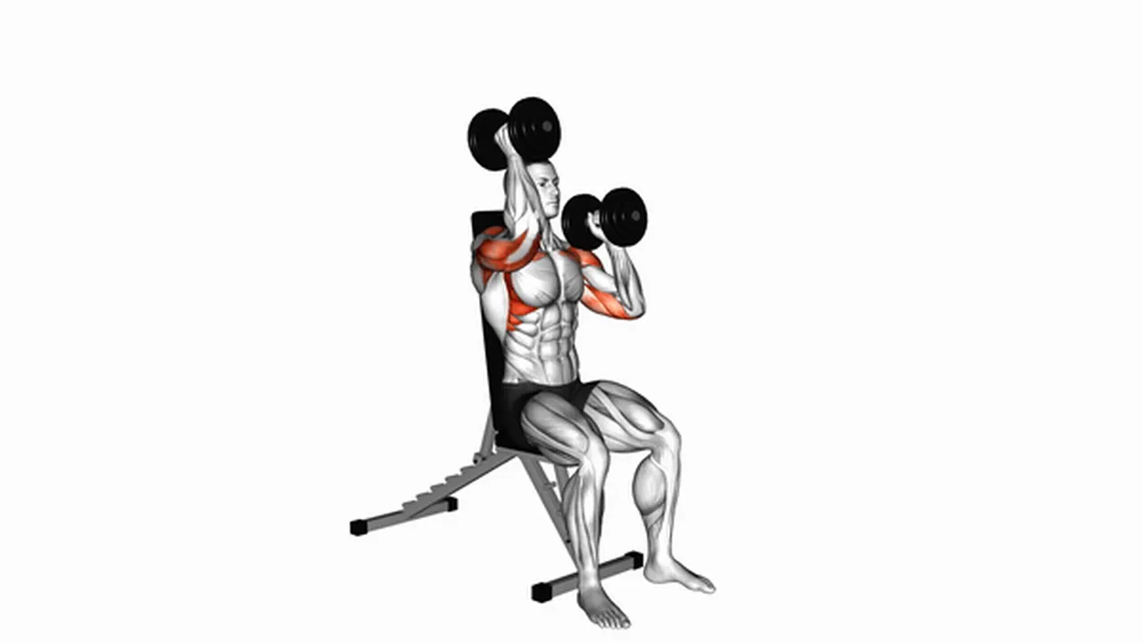 Common mistakes during the Dumbbell Seated Alternate Press Image