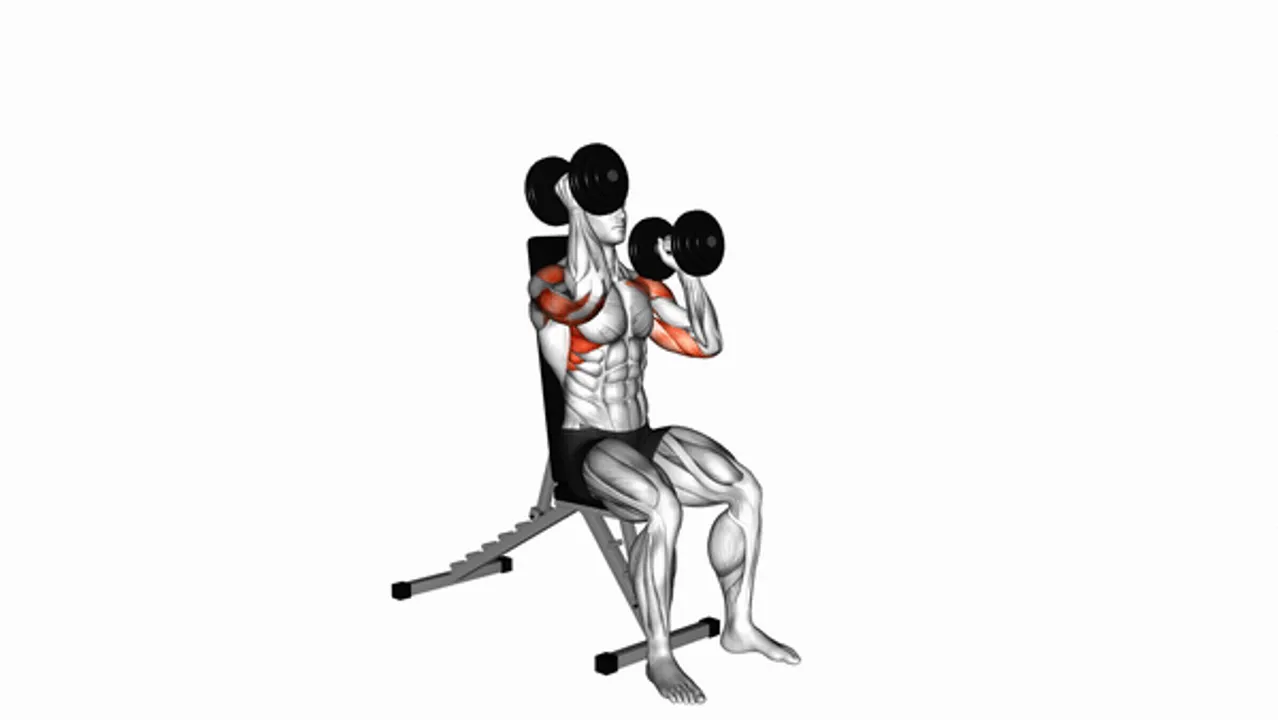 Dumbbell Seated Alternate Press