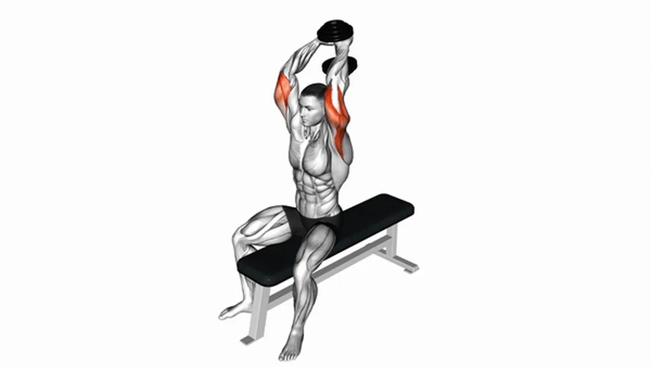 Common Dumbbell Seated Bench Extension variations Image