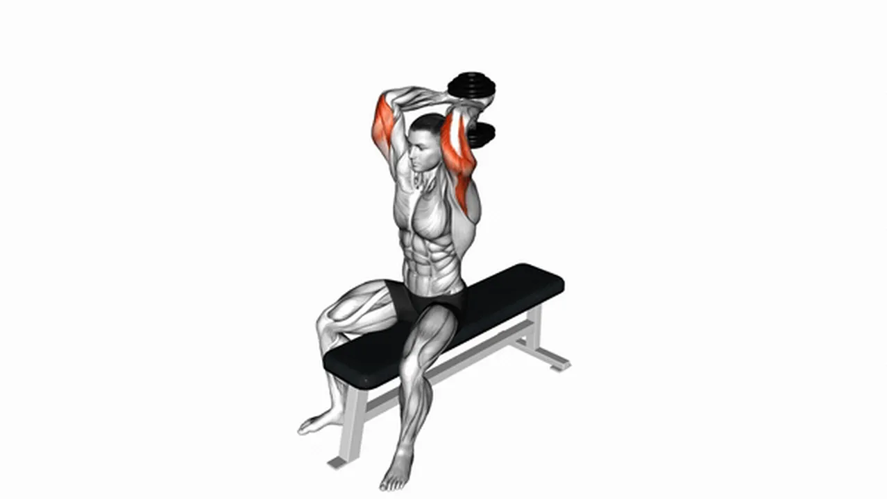 Common mistakes during Dumbbell Seated Bench Extensions Image