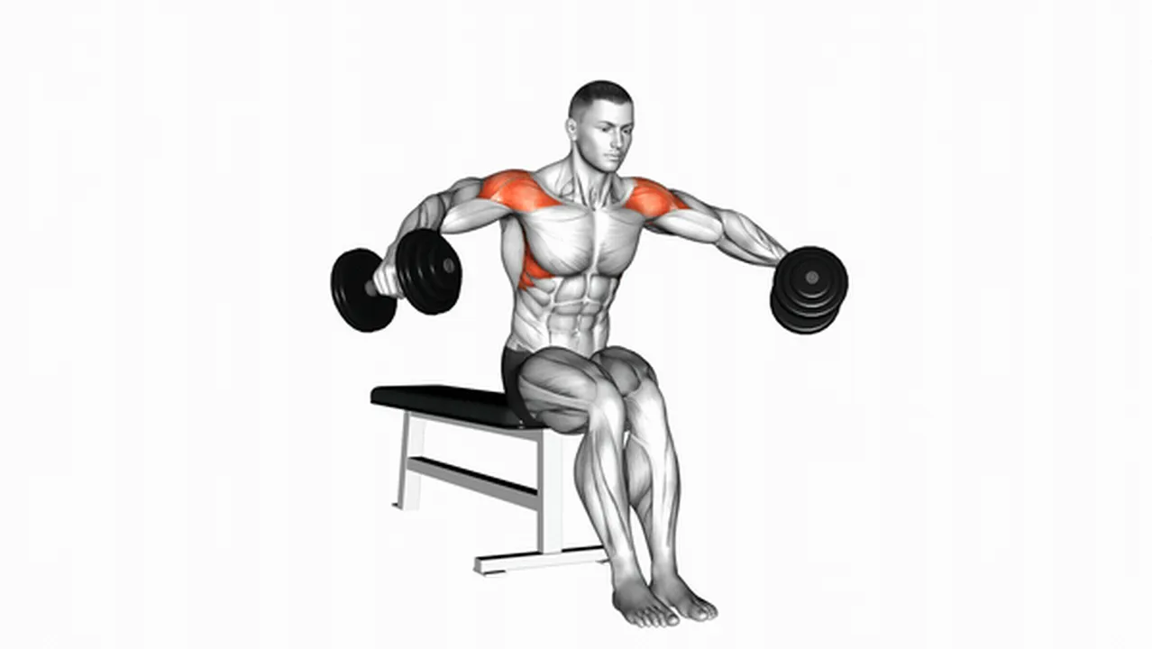 What are the benefits of Dumbbell Seated Bent Arm Lateral Raises? Image