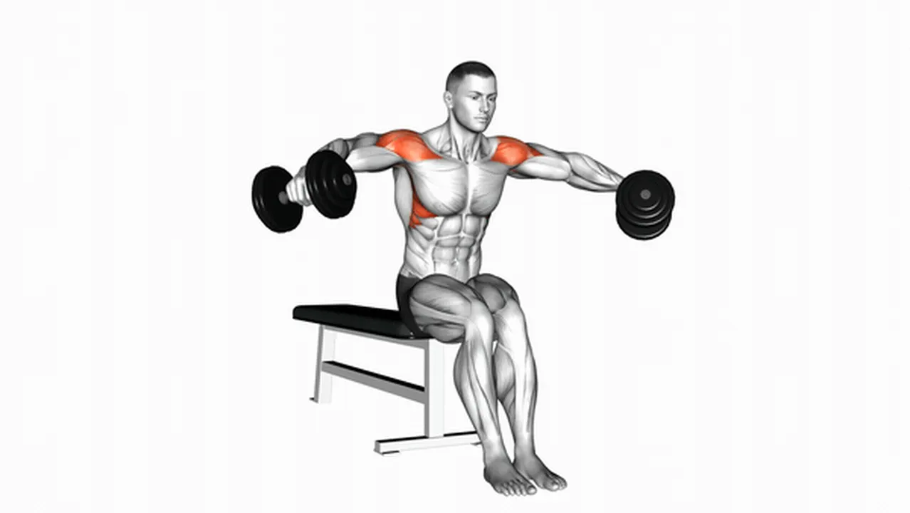 Common mistakes during Dumbbell Seated Bent Arm Lateral Raises Image