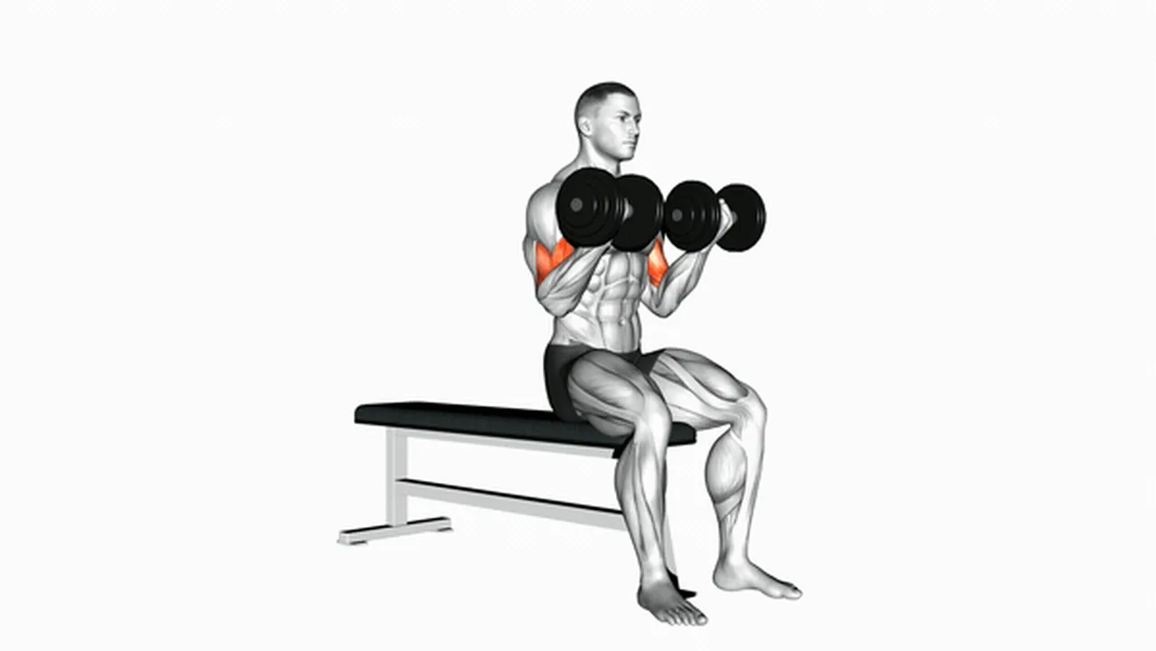 Common Dumbbell Seated Curl variations Image