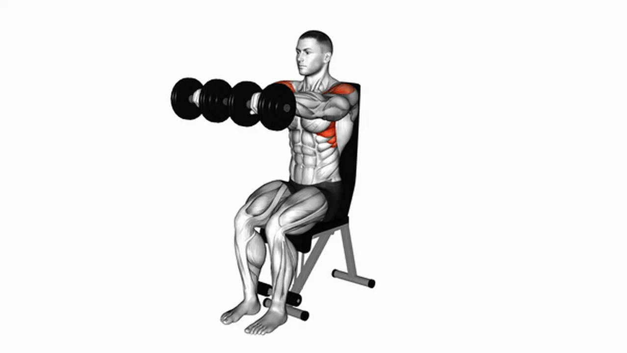 Common mistakes during dumbbell seated front raises Image