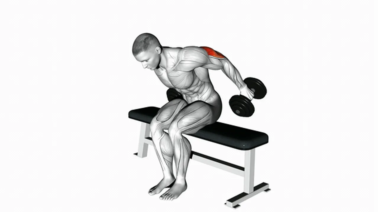 Common mistakes during dumbbell seated kickbacks Image