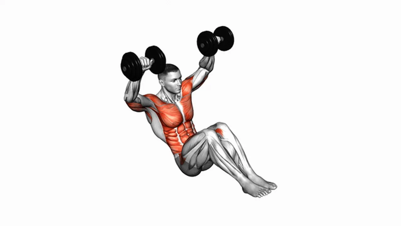 Alternatives to the Dumbbell Seated Military Press with In & Out Leg Raise Image