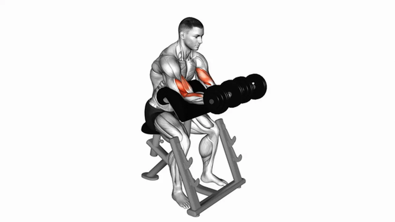 Alternatives to dumbbell seated preacher curls Image