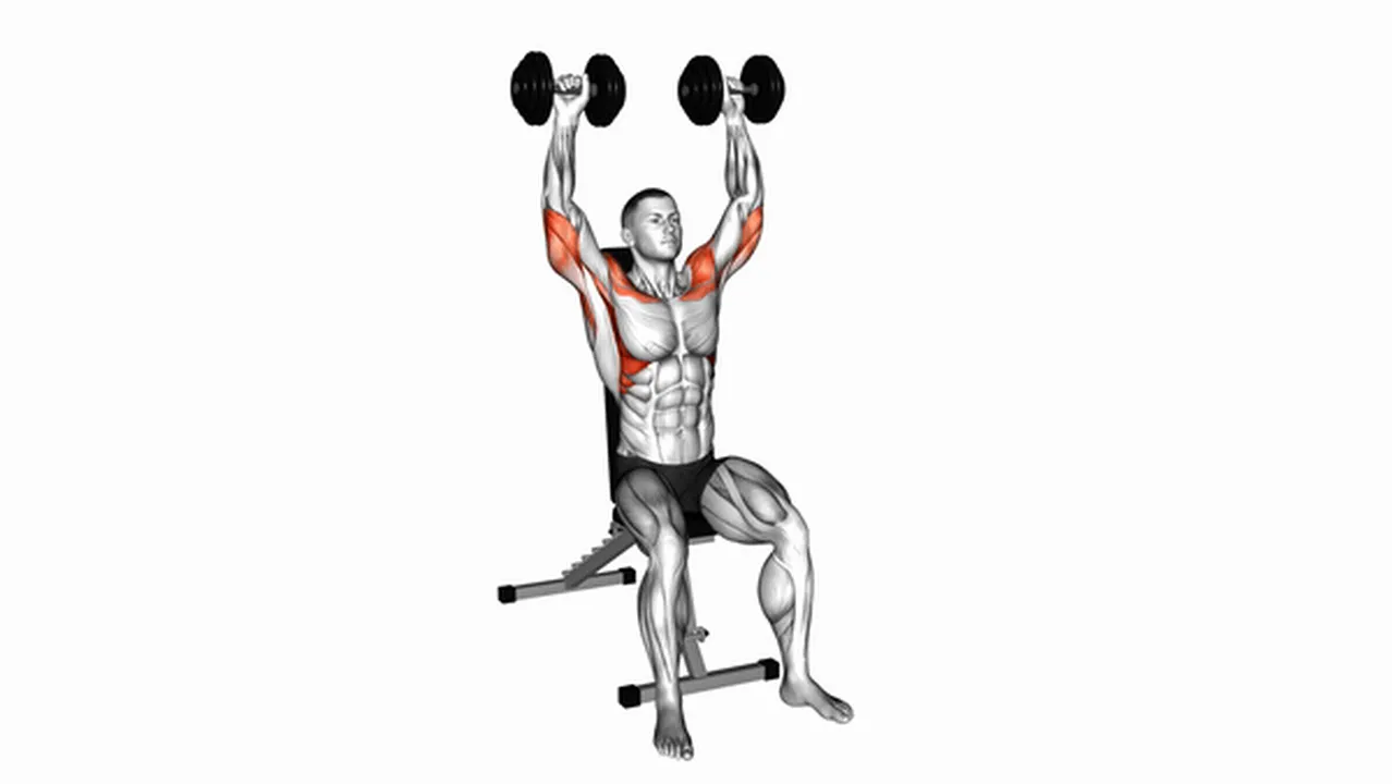 How to do the Dumbbell Seated Shoulder Press? Image