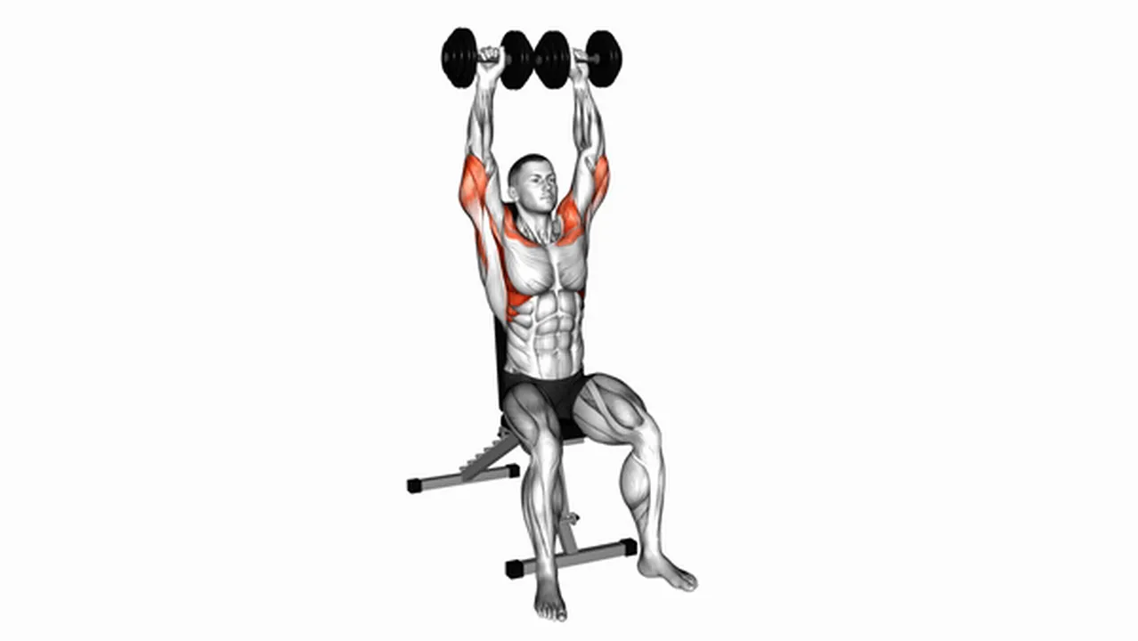 Common Dumbbell Seated Shoulder Press variations Image