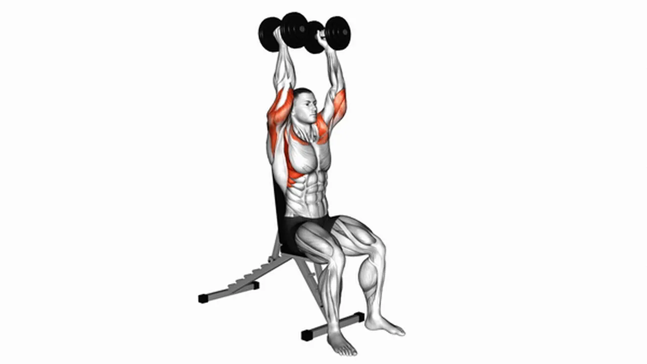 Common modifications of Dumbbell Seated Shoulder Press (Parallel Grip) Image