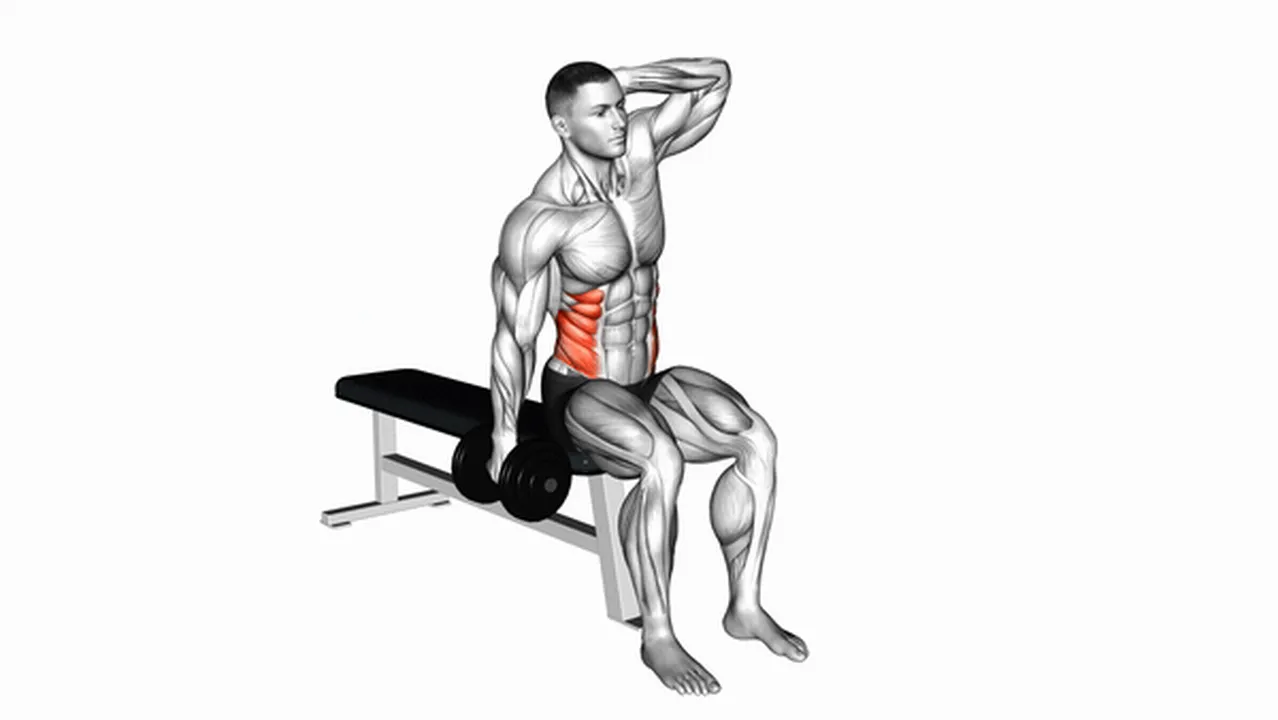 Common mistakes during Dumbbell Seated Side Bends Image