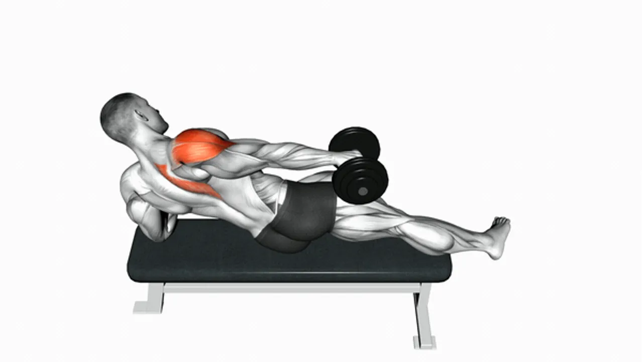 Dumbbell Side-Lying One-Hand Raise