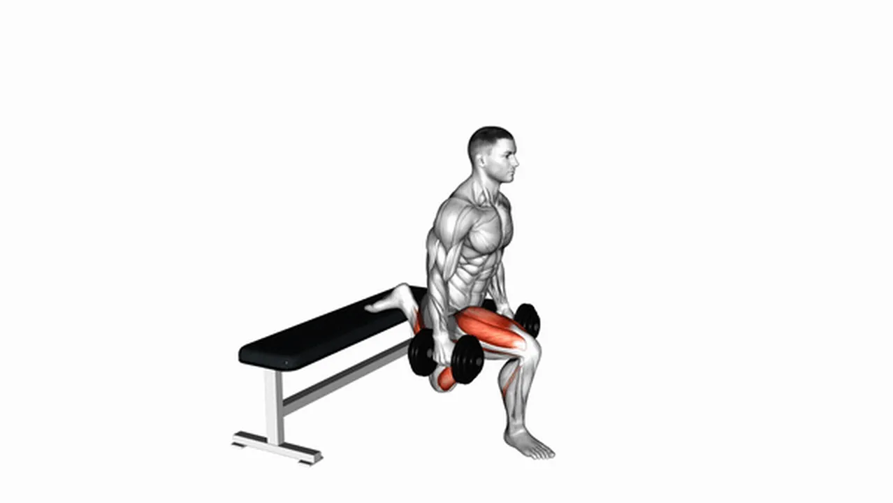 How to do Dumbbell Single Leg Split Squats? Image