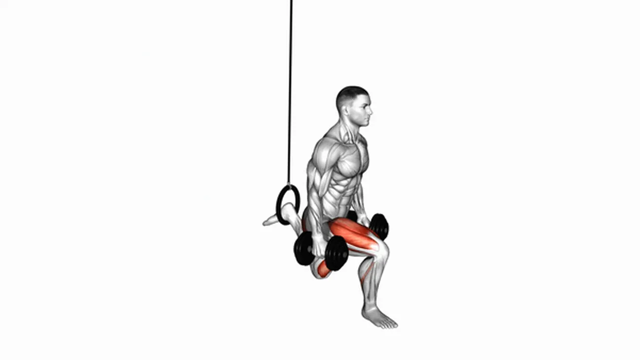 What are the benefits of the Dumbbell Single Leg Split Squat with the Ring? Image