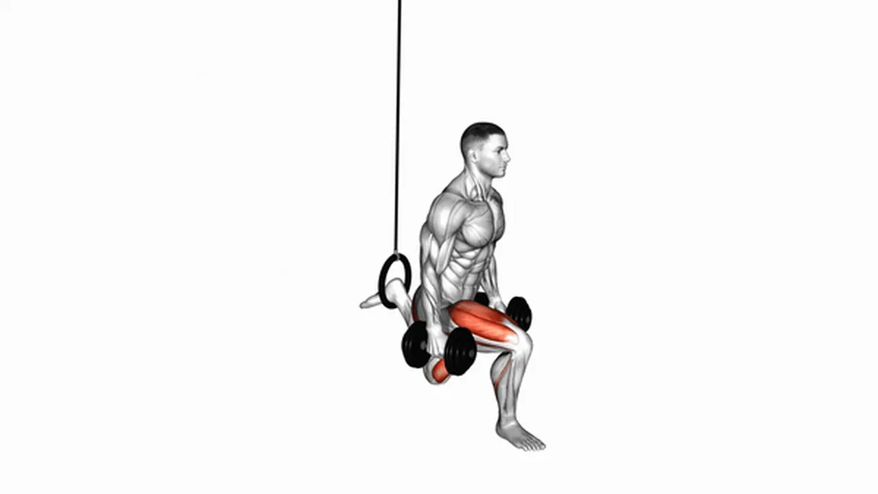 How to do the Dumbbell Single Leg Split Squat with the Ring? Image