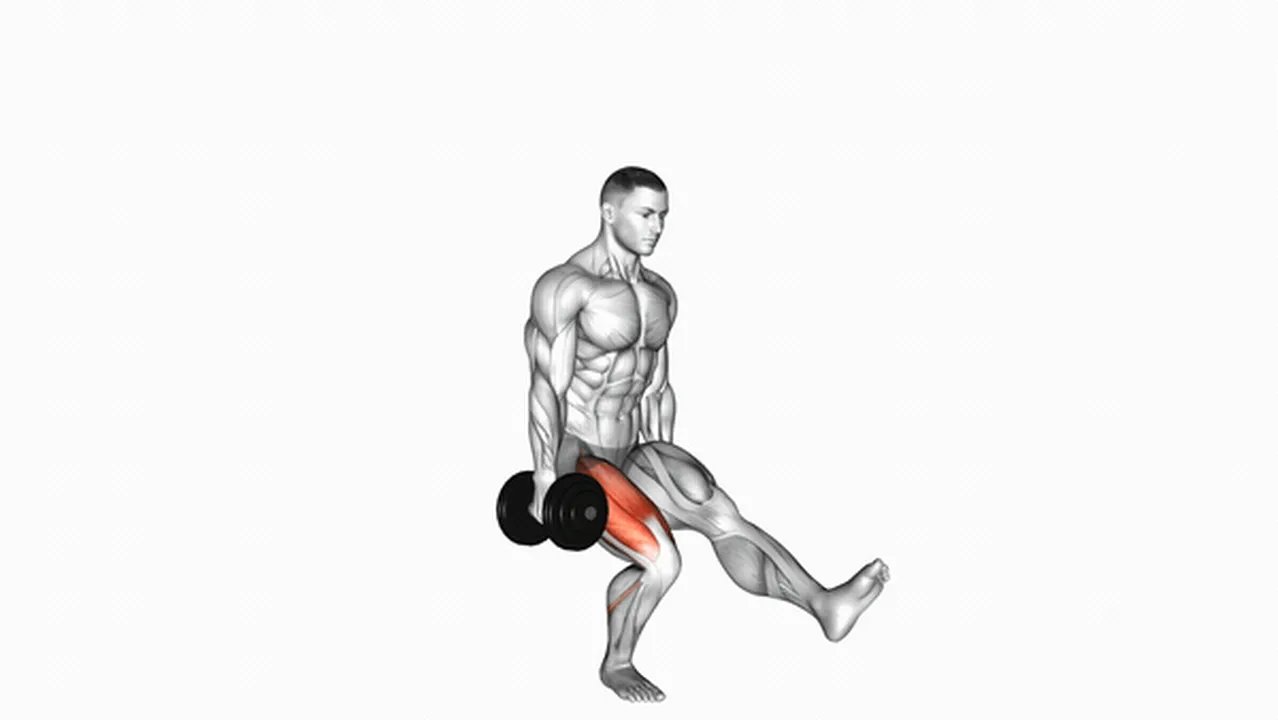 How to do dumbbell single leg squats? Image