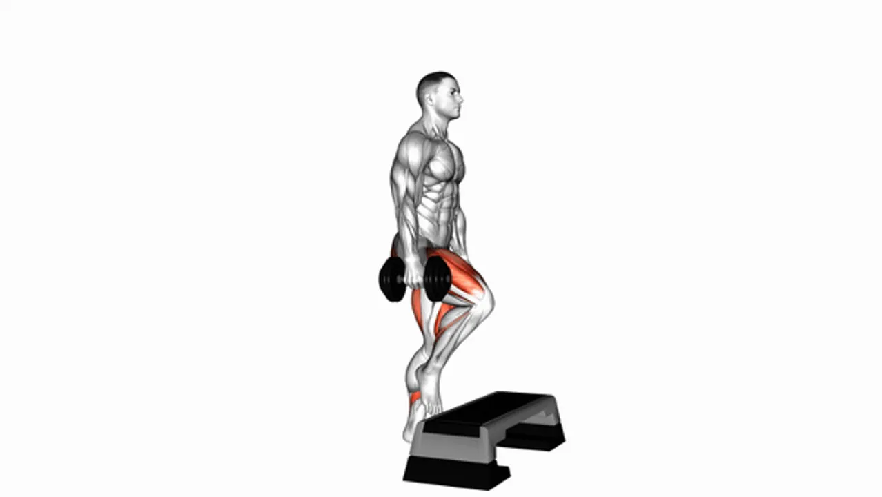 Dumbbell Single Leg Step Up