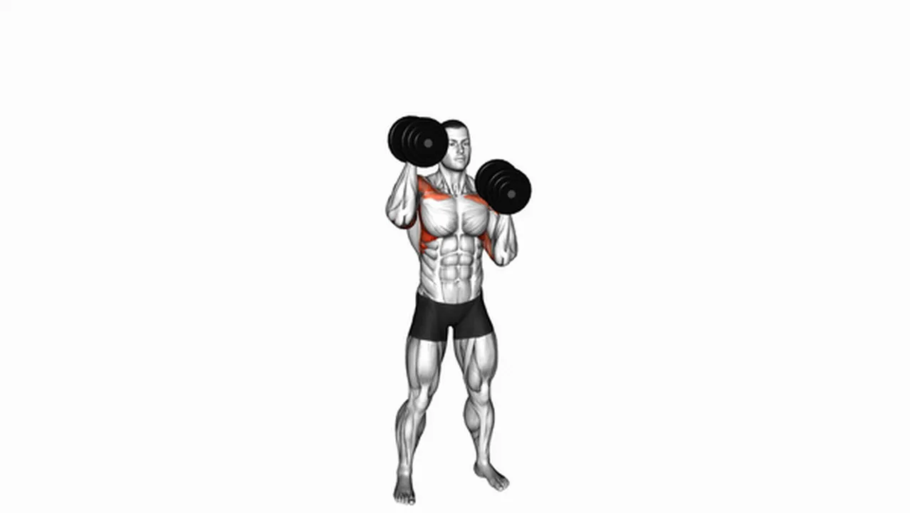 Common Dumbbell Standing Alternate Overhead Press variations Image