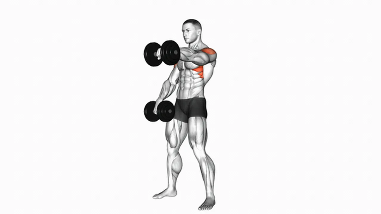 Common mistakes during Dumbbell Standing Alternate Raises Image