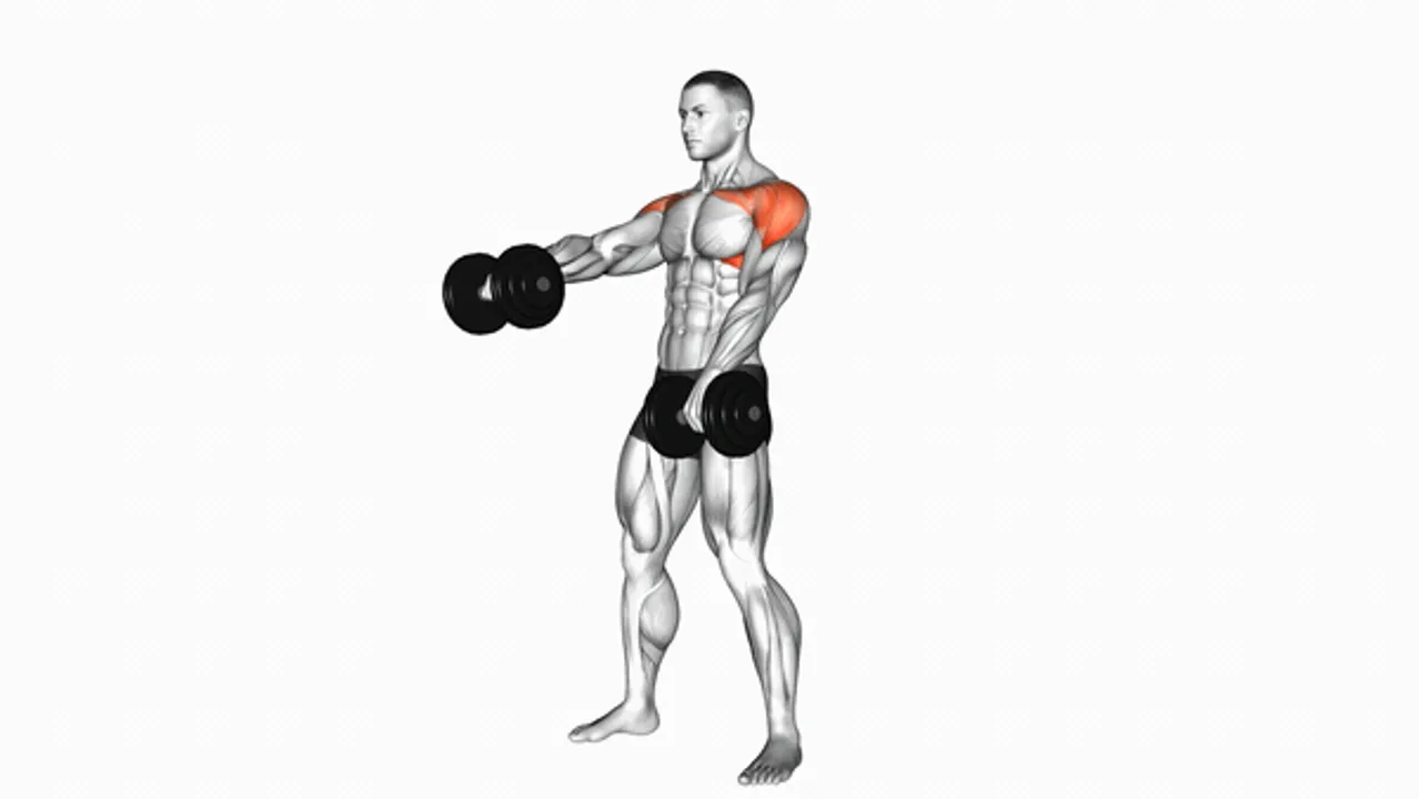 Dumbbell Standing Alternate Raises