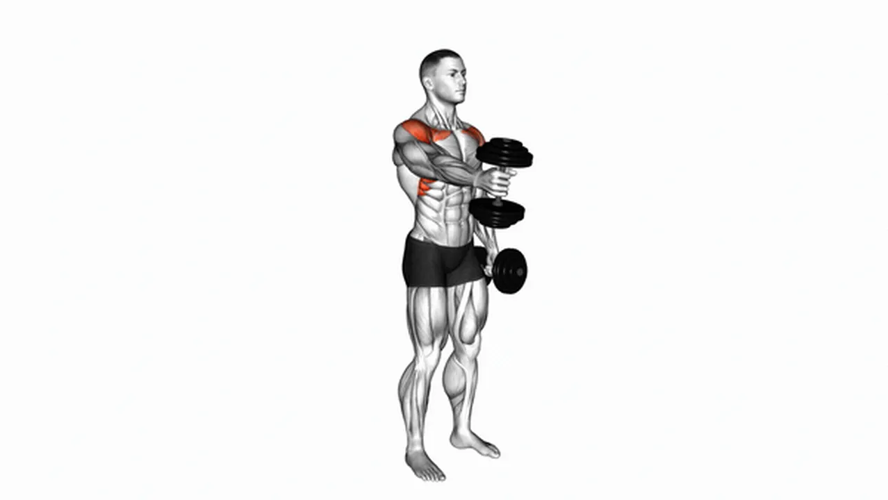 What are the benefits of Dumbbell Standing Alternate Vertical Front Raises? Image