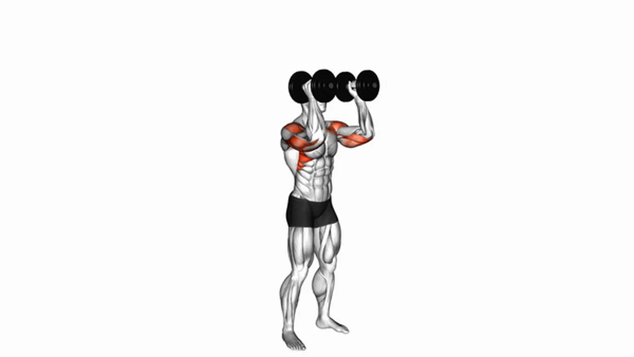 Common mistakes during Dumbbell Standing Palms In Press Image