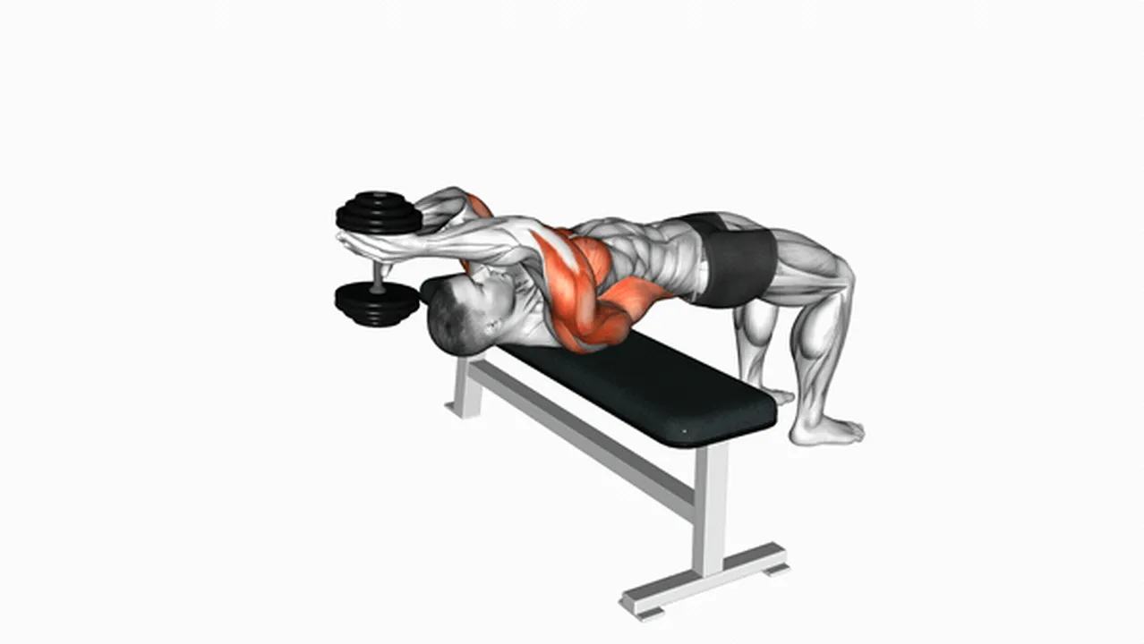 Common Dumbbell Straight Arm Pullover variations Image