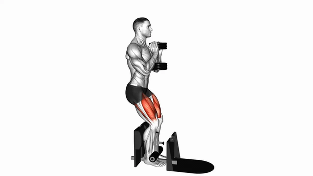 How to do dumbbell supported squats? Image