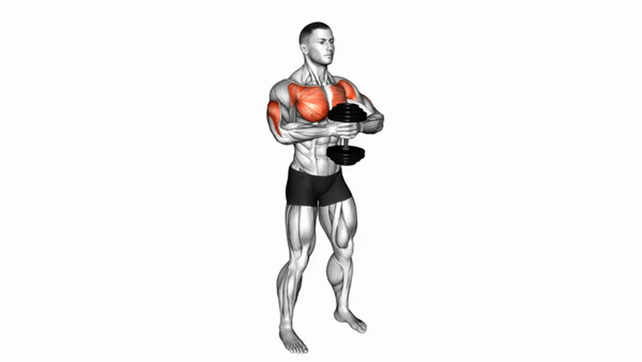 How to do Dumbbell Svend Press? Image