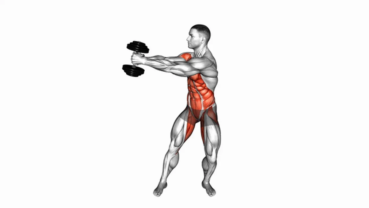 Common Dumbbell Waist Spin variations Image