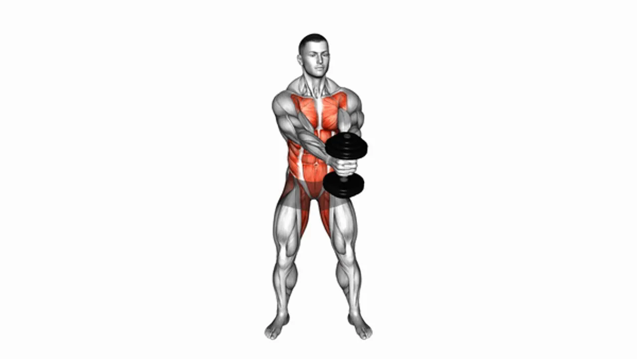 Dumbbell Waist Spin