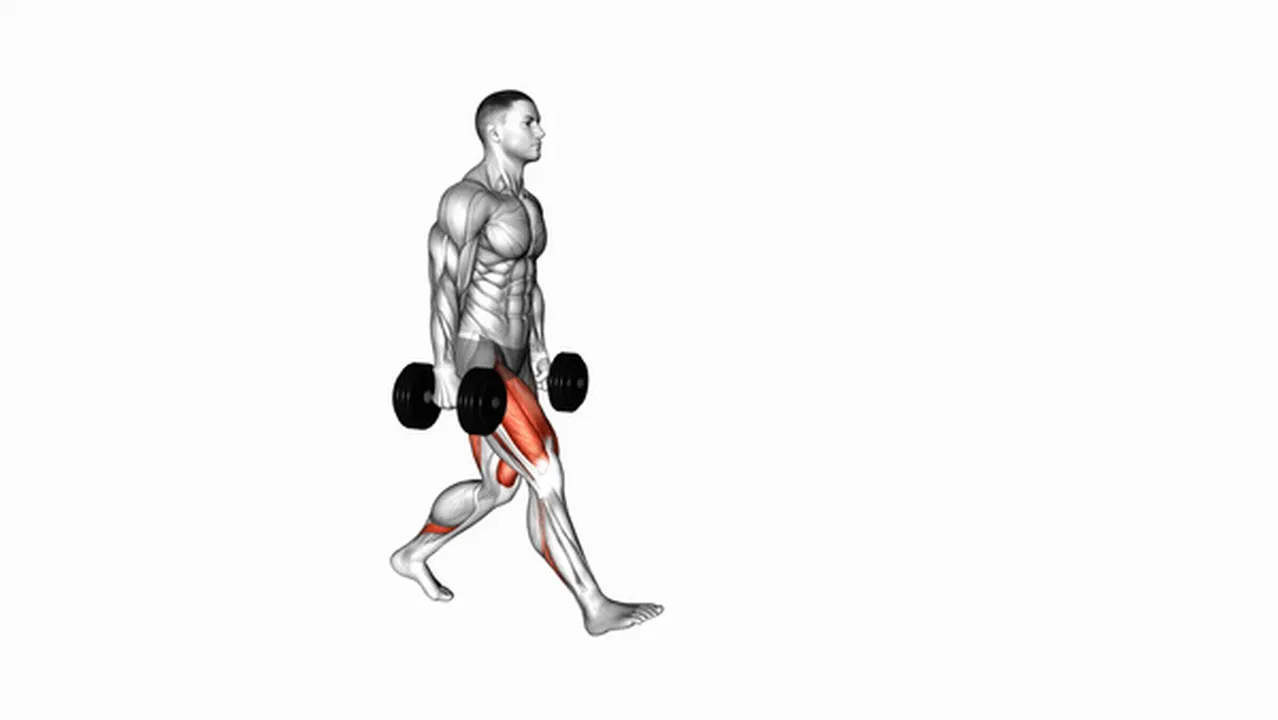 What are the benefits of Dumbbell Walking Lunges? Image