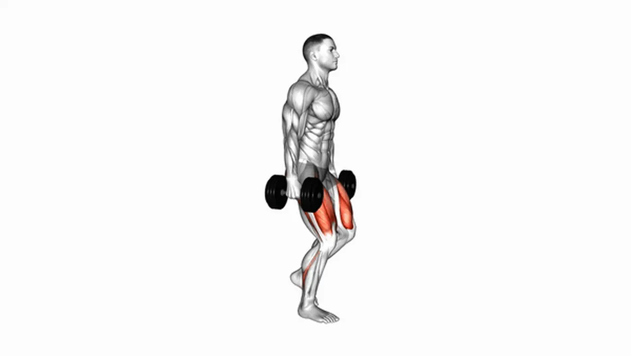 How to do Dumbbell Walking Lunges? Image