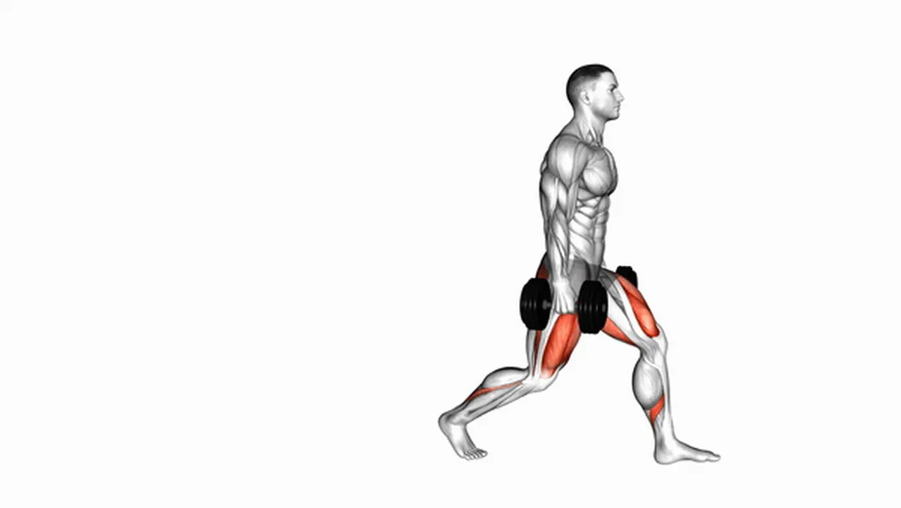 Common Dumbbell Walking Lunges variations Image