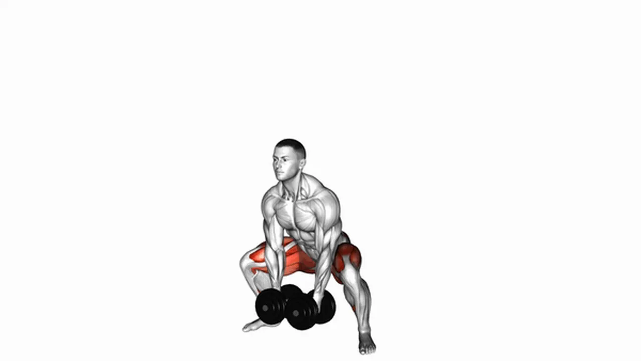 How to do Dumbbell Wide Squats? Image