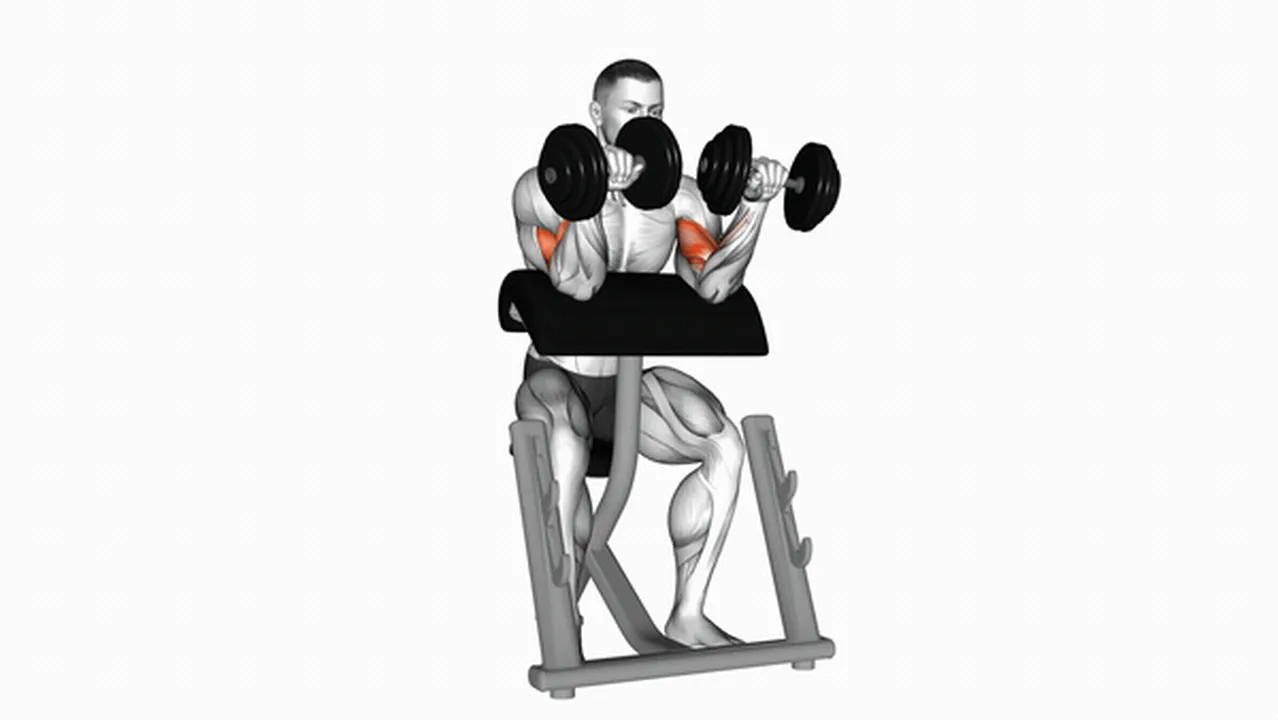 Common mistakes during Dumbbell Zottman Preacher Curls Image