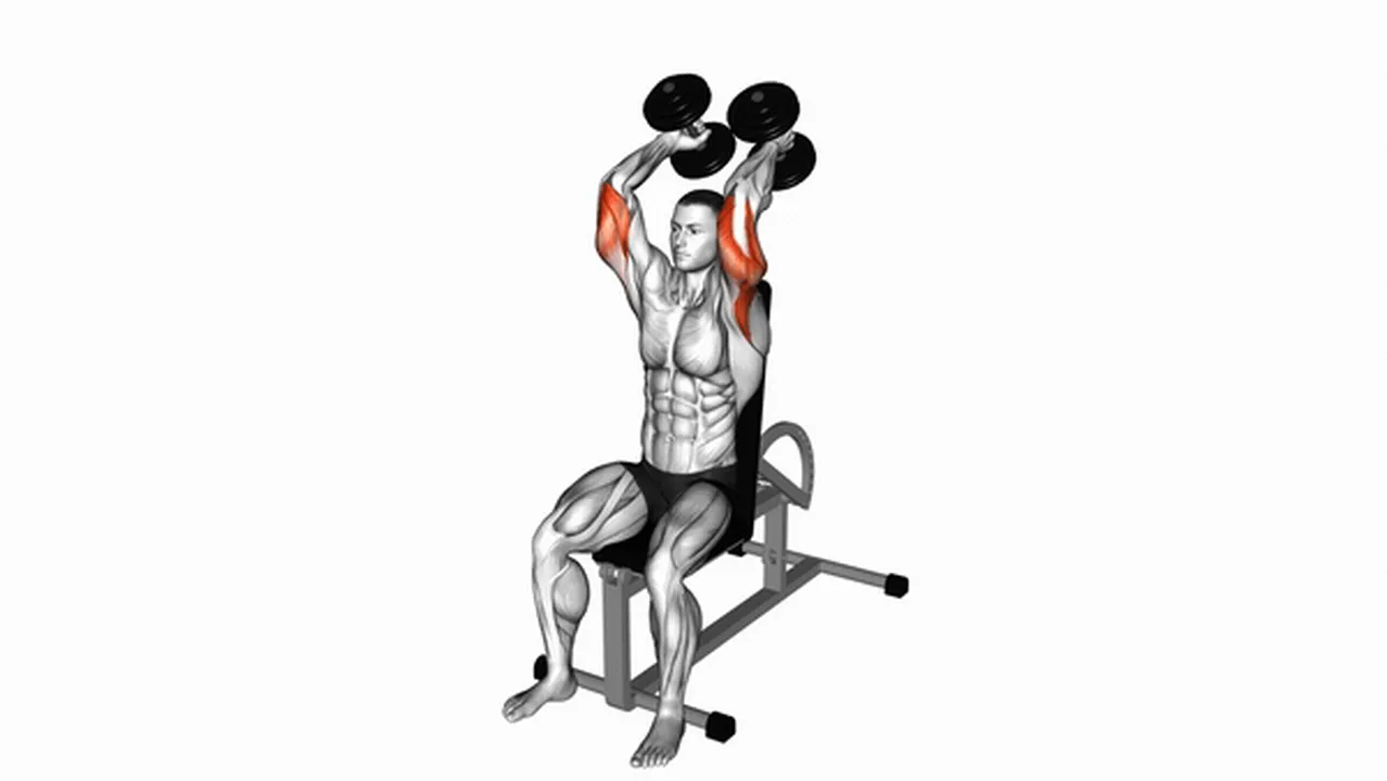 Common Dumbbells Seated Triceps Extension variations Image