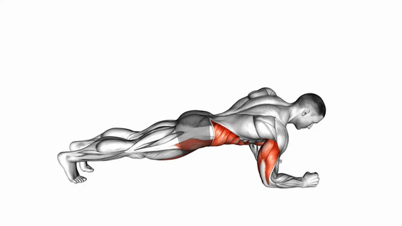 How to do the Elbow Up and Down Dynamic Plank? Image