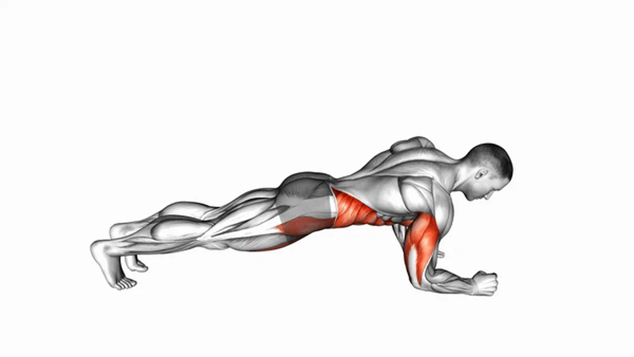 Common Elbow Up and Down Dynamic Plank variations Image