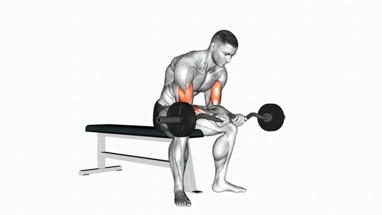 Common variations of EZ Bar Seated Close Grip Concentration Curls Image