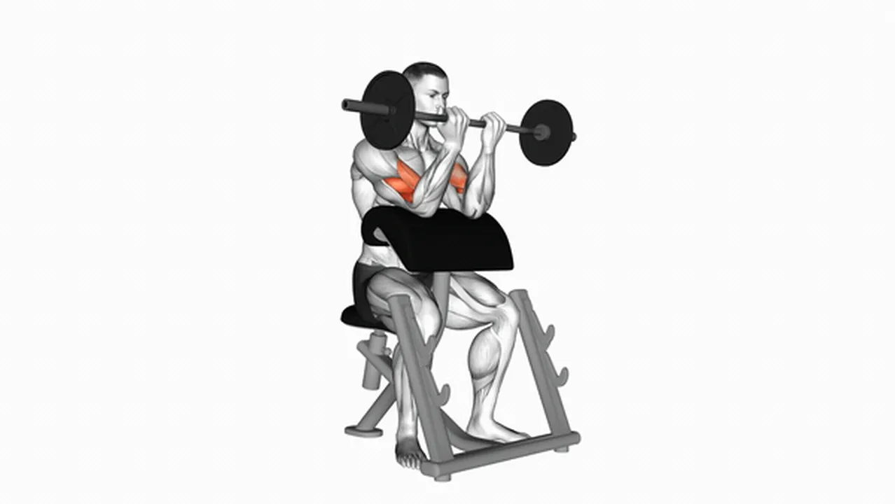 Common variations of the EZ Barbell Close Grip Preacher Curl Image