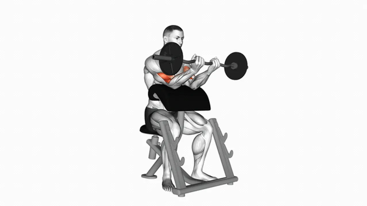 Alternatives to the EZ Barbell Close Grip Preacher Curl Image