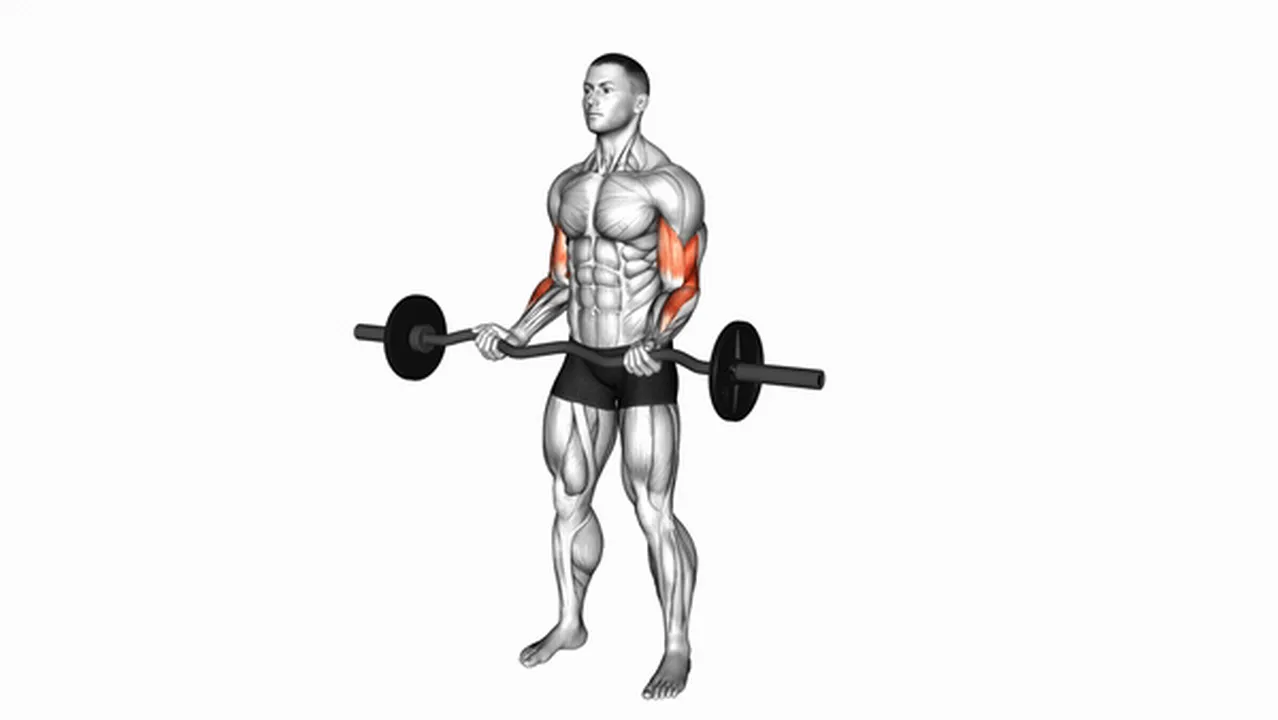 Common mistakes during EZ Barbell Curls Image