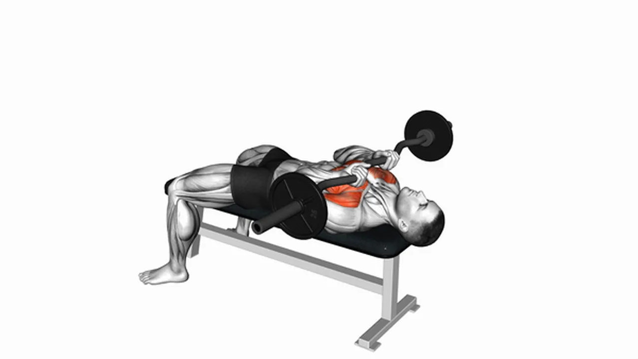 Common EZ Barbell JM Bench Press variations Image