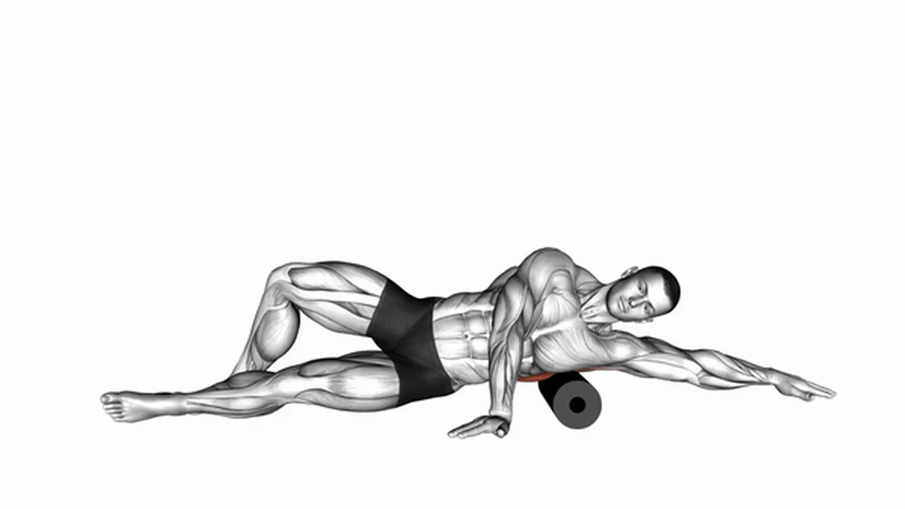 What are the benefits of foam rolling for lat muscles? Image