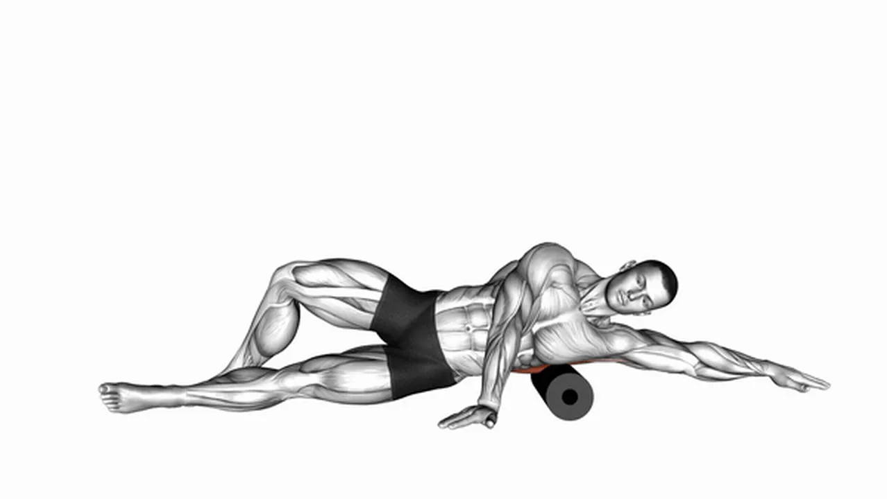 Common foam rolling techniques for lat muscles Image