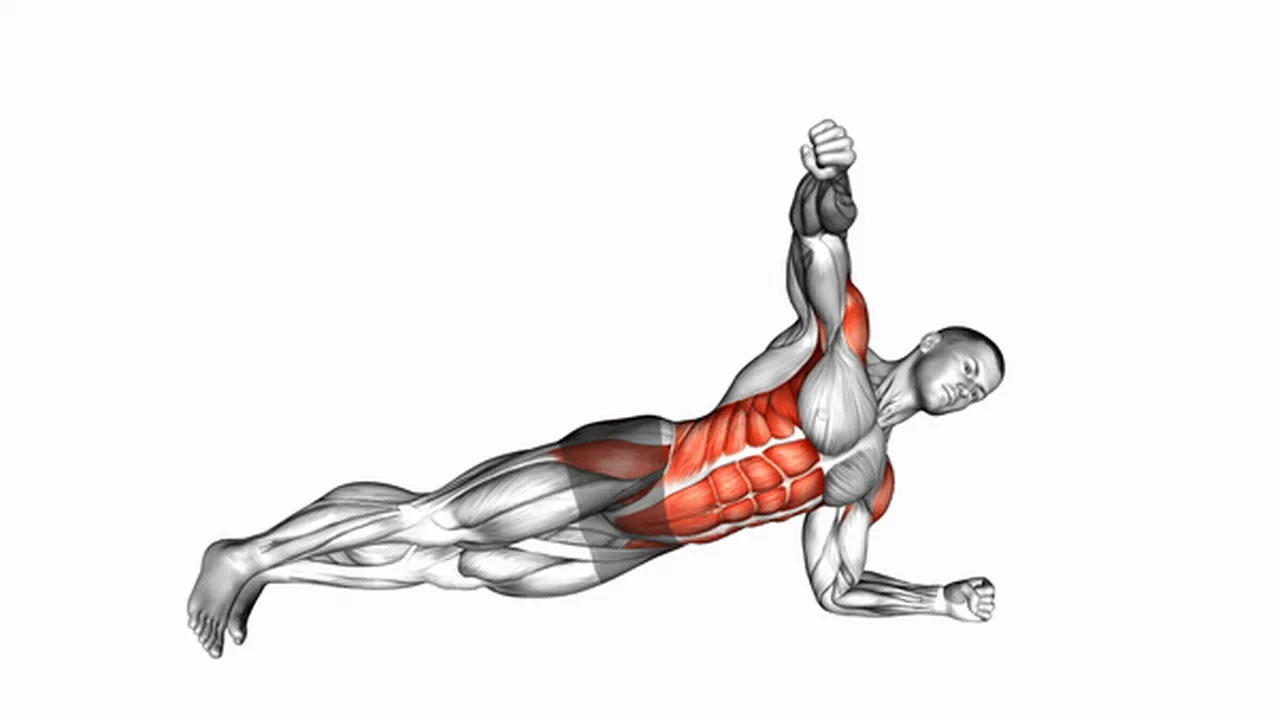 How to do Front Plank with Twist? Image