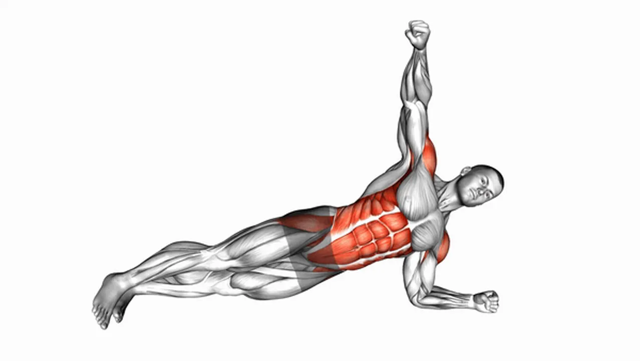 Common Front Plank with Twist variations Image