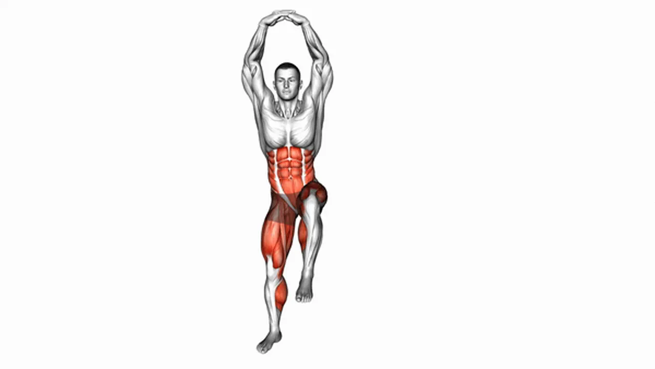 How to do Hands Up Knee Up? Image